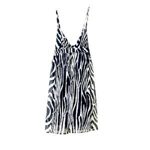 H&M New Zebra Mini Dress S 4